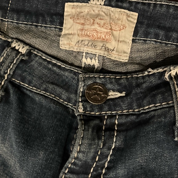 Big Star Maddie Boot Mid Rise Jeans - 28R St Cowgirl Rodeo Style - Picture 6 of 6